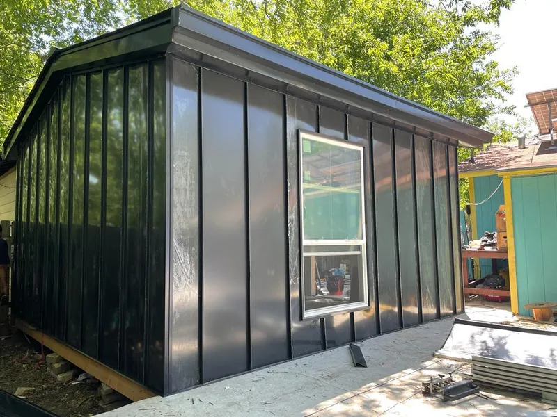 Black standing seam metal wall panels for Metal Roof Installation in Helena-West Helena